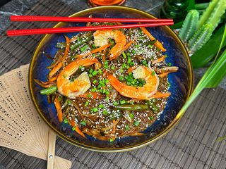 Скляна локшина з креветками (400g)