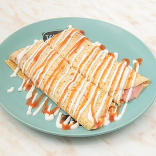 Palačinka sa sirom i šunkom