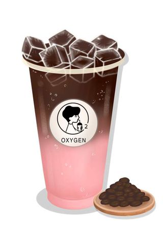 Strawberry coffee milk