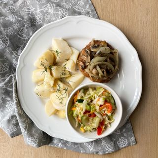 Mielony z cebulką i boczkiem