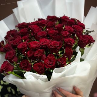 Букет зі 51-ї  троянди 70 см першого сорту