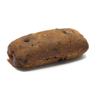 87. Crema de chococolate con mermelada de fresa 