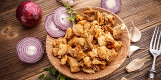 Шкварки з домашнього сала 50 г