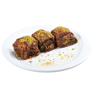 Baclava cu ciocolata si fistic din Gaziantep