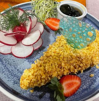 Панирано бри със смокини