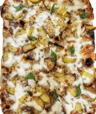 Pizza  cotto e patate