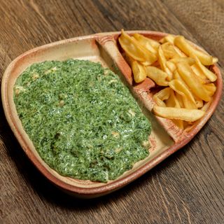 Pileće grudi u sosu od spanaća 300g