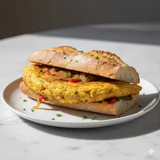 Bocadillo De Tortilla Del Día