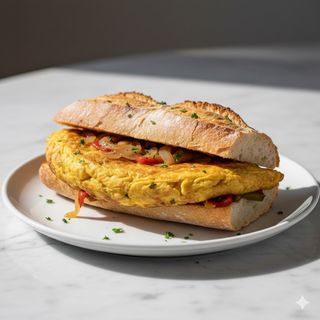 Bocadillo De Tortilla Del Día