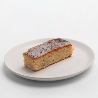 Bizcocho de limón y semillas de amapola (Ración)