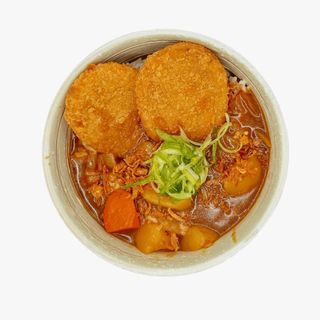 N°14. Curry rice korokke (vegetariano) piccante