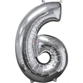 Balon cifra 6