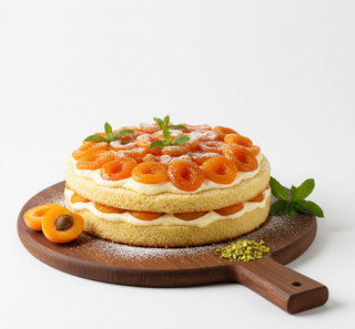 Torta Mascarpone con albicocche