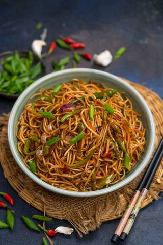 Schezwan Vegetarian Noodles