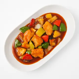 90. Szechuan grdobina s povrćem (ljuto)