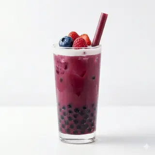 Berrys(Fruta del Bosque) Iced Bubble Tea