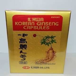 Ginseng Coreano Il Hwa (500 Mg.) 100 Cápsulas