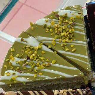 Choco blanco pistacho (ración)