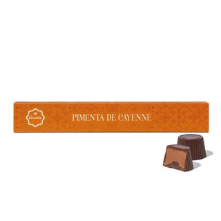 Bombons de Chocolate Negro e Pimenta Cayenne