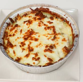 Patatas con jamón York gratinado