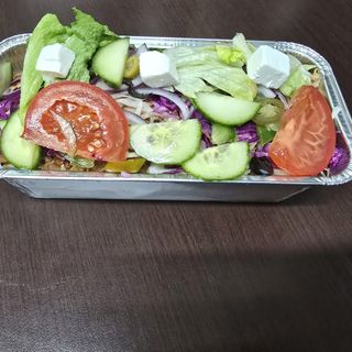 Kapsalon z surówką i frytki duży