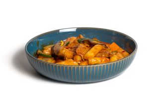 Gnocchi di riso koreana dolce piccante