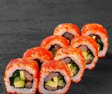 Каліфорнія з креветкою в ікрі