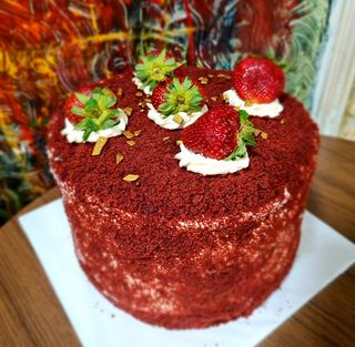 წითელი ხავერდის ტორტი