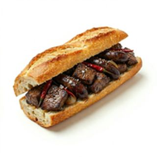Sandwich Saucisse De Foie