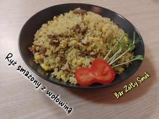Ryż smażony z wołowiną