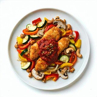 Kurczak z pastą chilli