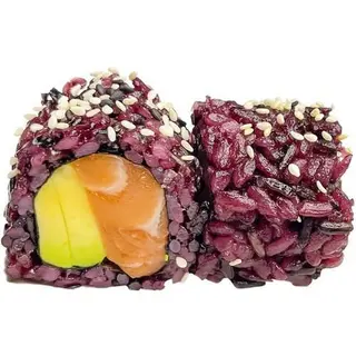 207. Uramaki Black Salmón