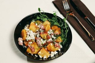 Картопля з шкварками та бриндзою (450g)