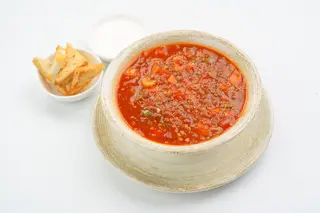 Мексиканский острый суп с фаршем (280г)