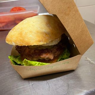 hamburguesa con mozzarella