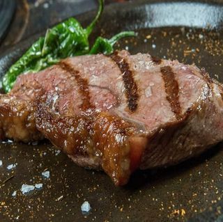 Entrecot Black Angus Argentino (350 G.) y patatas fritas