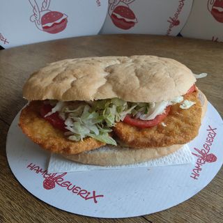 Hamburguerix pollo rebozado con bacon