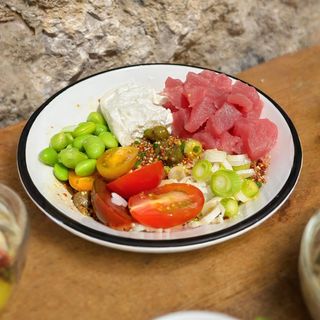 Poke Atún Burrata (Grande)