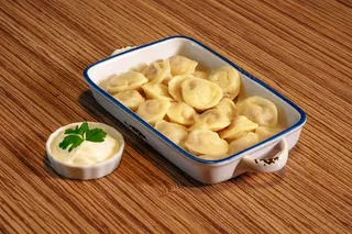 Pelmeni with meat
