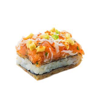 PIZZA SUSHI SAUMON CRABE 8 PCS 