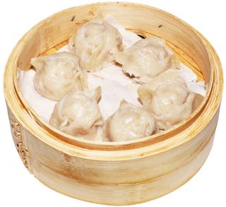 Pierożki wieprzowina z grzybami shiitake