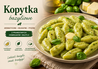 Kopytka bazyliowe