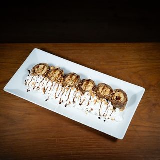 Clătite cu ciocolata, banane si biscuiti