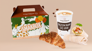 Smakbox z wrapem i croissantem
