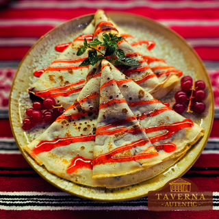 Clatite cu dulceata (cirese, visine, afine)