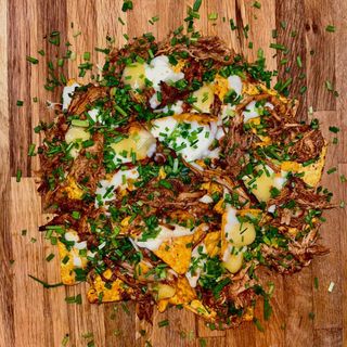 Pulled pork nachos