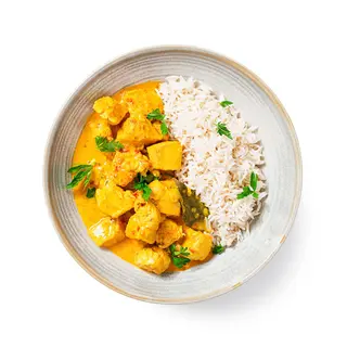 149. Riso con pollo e curry