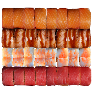 Суші-бокс Філа Люкс 1кг (32шт/1033г)