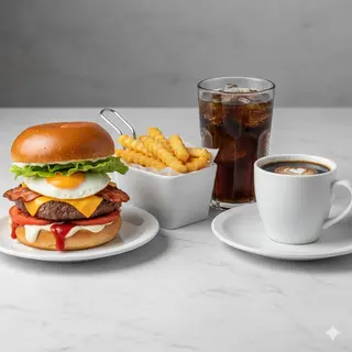 Menú Hamburguesa Completa De Ternera