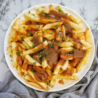 Chips y gravy